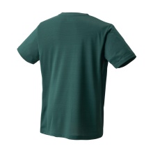 Yonex Sport-Tshirt Crew Neck Stripes 2023 grün Herren